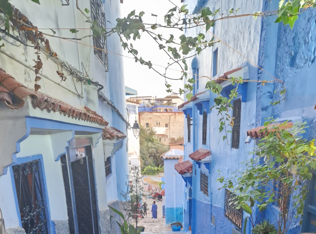Chefchaouen — ruelle bleue emblématique